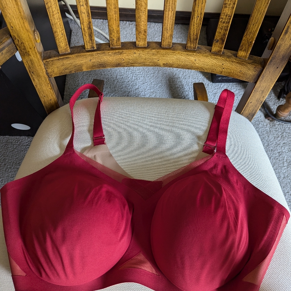 Honeylove Crossover Bra 3x Ruby